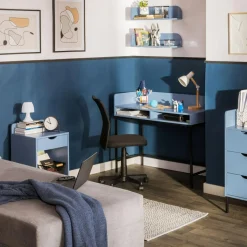 Szafki Nocne|Szafki|inny Szafka nocna niebieska SUAVE