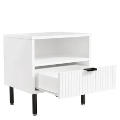 Szafki Nocne Dla Dzieci|Szafki Nocne| Szafka nocna ryflowana z szufladą WAVE