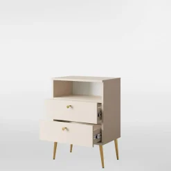 inny Szafka nocna wysoka beżowa HIGH