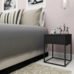 Szafka nocna z szufladą antracyt NOTTE