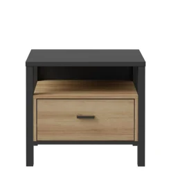 FORTE Szafka nocna z szufladą industrialna HIGH ROCK