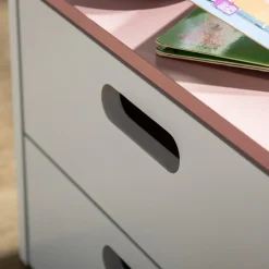 Szafki Nocne Dla Dzieci|Szafki Nocne|inny Szafka nocna z szufladami FALIANO różowa