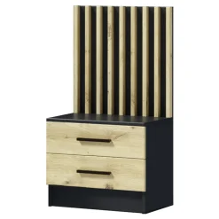Szafki Nocne|Szafki| Szafka nocna z szufladami LAMELLO