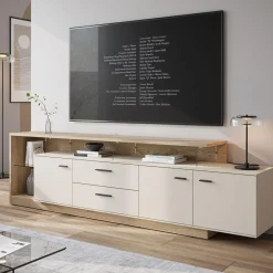 inny Szafka RTV 3 drzwiowa kaszmir MEOLO