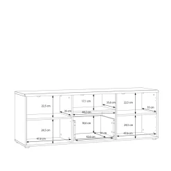 FORTE Szafka RTV AKINORI 149,8 cm