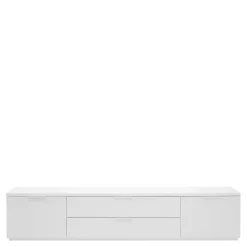Szafka RTV biała MUNDI 240 cm
