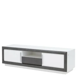 Szafka RTV CANNE NEW 1S2D CQNT132B z oświetleniem