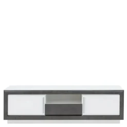 Szafka RTV CANNE NEW 1S2D CQNT132B z oświetleniem