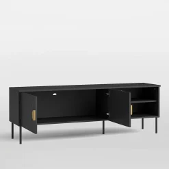 inny Szafka RTV czarna MOND 160 cm