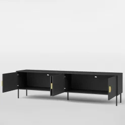 inny Szafka RTV czarna MOND 200 cm