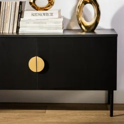 inny Szafka RTV czarna MOND 200 cm