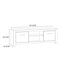 FORTE Szafka RTV 2-drzwiowa SAN CAYETANO