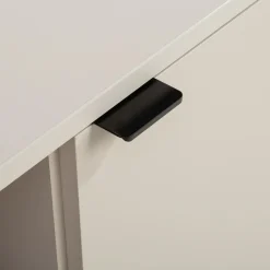 Szafki Rtv|Szafki|FORTE Szafka RTV 2-drzwiowa z szufladami i wnęką GANYMEDE jasny beż