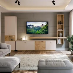 Szafki Rtv|Szafki|FORTE Szafka RTV LOUOTO 224,8 cm