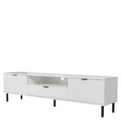 Szafka RTV ryflowana z szufladą WAVE