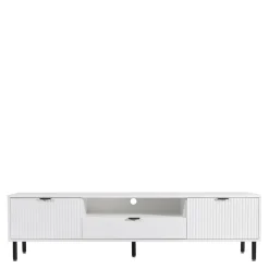 Szafka RTV ryflowana z szufladą WAVE