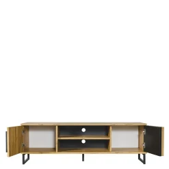 Szafki Rtv|Szafki| Szafka RTV z lamelami MALMO 141 cm