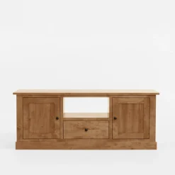 Szafki Rtv|Szafki|inny Szafka RTV z litego drewna PAOLA brzoza naturalna, 150 cm