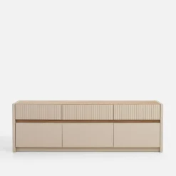 Szafki Rtv|Szafki|FORTE Szafka RTV z oświetleniem OAK SQUERE