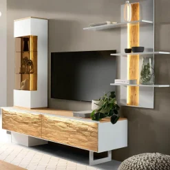 inny Szafka RTV z oświetleniem BREMEN 200 cm