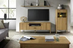 Szafki Rtv|Szafki| Szafka RTV z ryflowaniem NAVARRA