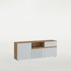 inny Szafka RTV z ryflowaniem MANILLA 150 cm