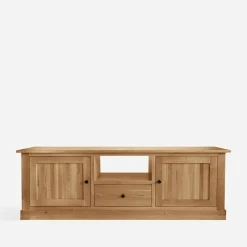 Szafki Rtv|inny Szafka RTV z szufladą lite drewno STELLA dąb naturalny