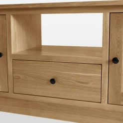 Szafki Rtv|inny Szafka RTV z szufladą lite drewno STELLA dąb naturalny