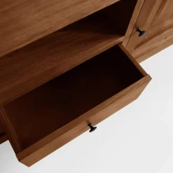 inny Szafka RTV z szufladą lite drewno STELLA dąb koniakowy