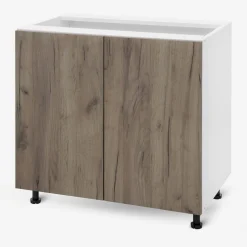 Szafka stojąca BASIC PLUS BP/D80 dark rockfort hickory