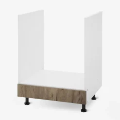 Szafki Kuchenne| Szafka stojąca pod piekarnik BASIC PLUS BP/D60P dark rockfort hickory