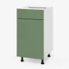 Szafki Kuchenne|inny Szafka stojąca z szufladą BASIC PLUS BP/D40SR1 smoke green