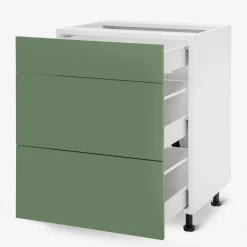 inny Szafka stojąca z szufladami BASIC PLUS BP/D60SR3 smoke green