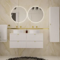 Szafki Umywalkowe|Szafki Umywalkowe|inny Szafka umywalkowa biały mat BELT 60 cm