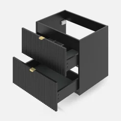 inny Szafka umywalkowa czarny mat BELT 60 cm