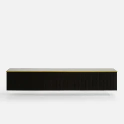 Exline Szafka wisząca czarna GOLD 160 cm