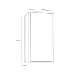 FORTE Szafka wisząca do łazienki IPSARION