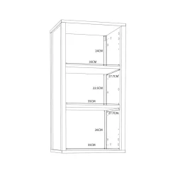 FORTE Szafka wisząca do łazienki IPSARION
