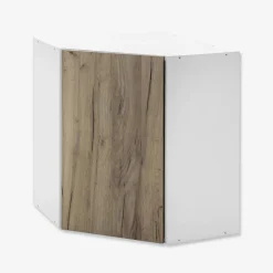 Szafka wisząca narożna BASIC PLUS BP/G60NW dark rockfort hickory