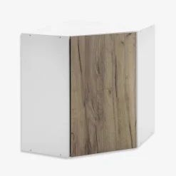 Szafka wisząca narożna BASIC PLUS BP/G60NW dark rockfort hickory