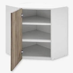 Szafka wisząca narożna BASIC PLUS BP/G60NW dark rockfort hickory