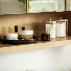 Szafki Łazienkowe|Szafki, Słupki I Półki Łazienkowe|inny Szafka wisząca zamykana z lustrem dąb artisan LADAMA