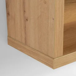 Szafki Łazienkowe|Szafki, Słupki I Półki Łazienkowe|inny Szafka wisząca zamykana z lustrem dąb artisan LADAMA