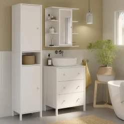 FORTE Szafka wysoka do łazienki IPSARION