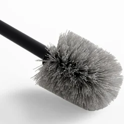 Akcesoria Łazienkowe|Akcesoria Łazienkowe|Estetica Szczotka do WC czarna z bambusowym uchwytem