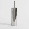 inny Szczotka do WC z pojemnikiem srebrna