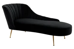 Szezlongi| Szezlong czarny VALUTA