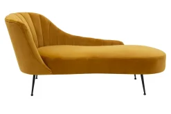 Szezlongi| Szezlong musztardowy VALUTA