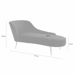 Szezlongi| Szezlong musztardowy VALUTA