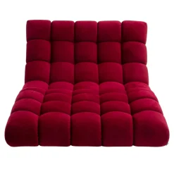 Werdomo Szezlong pikowany bordowy DELPHI 120